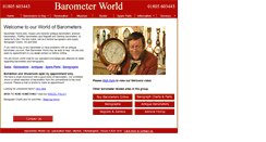 Desktop Screenshot of barometerworld.co.uk